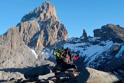 Mt Kenya's Chogoria Route
