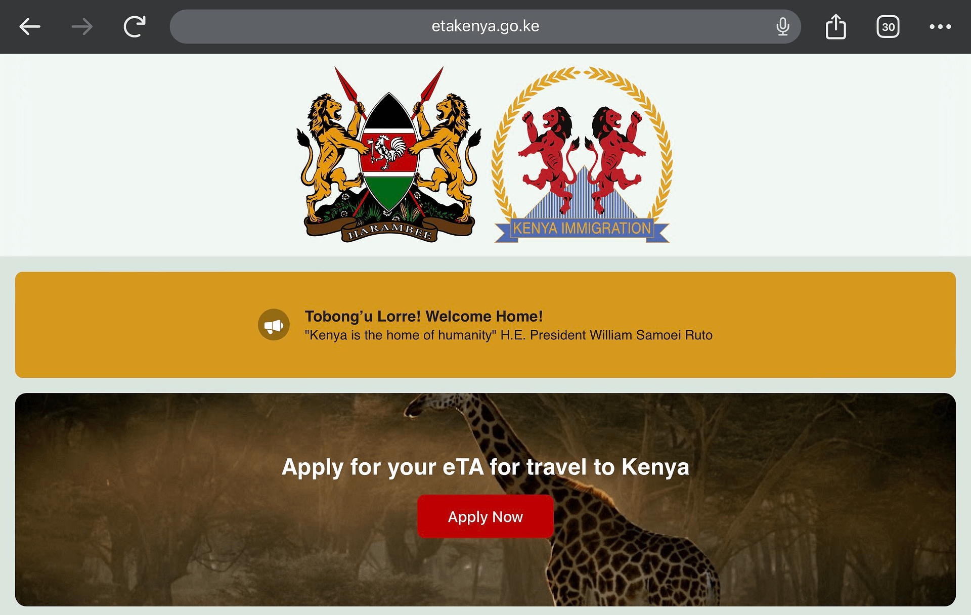 Kenya is Now Visa Free